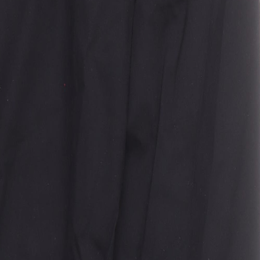 Alexandra Womens Black  Polyester Trousers  Size 10 L30 in Regular