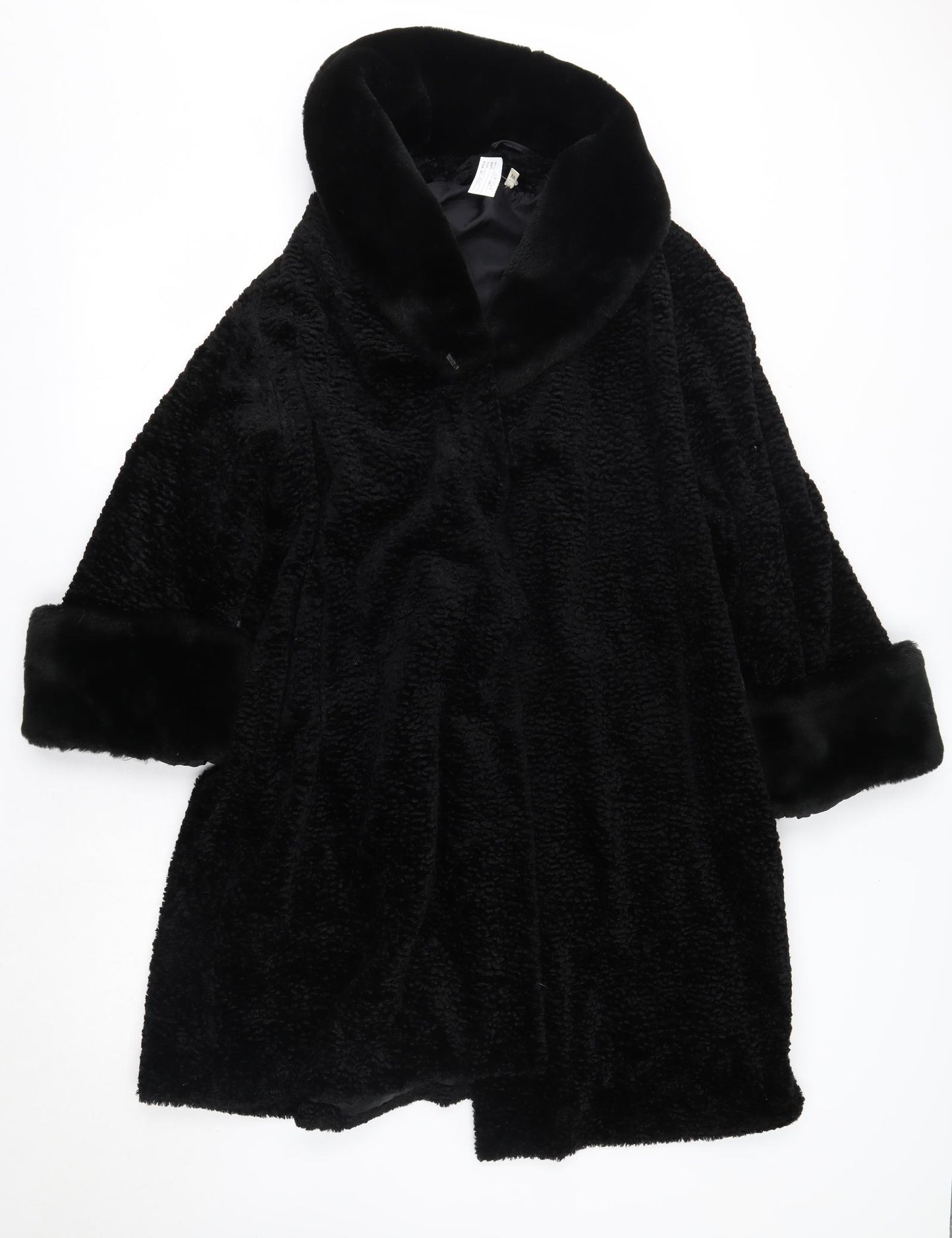 H.F. Greenfield & Sons Womens Black   Overcoat Coat Size M