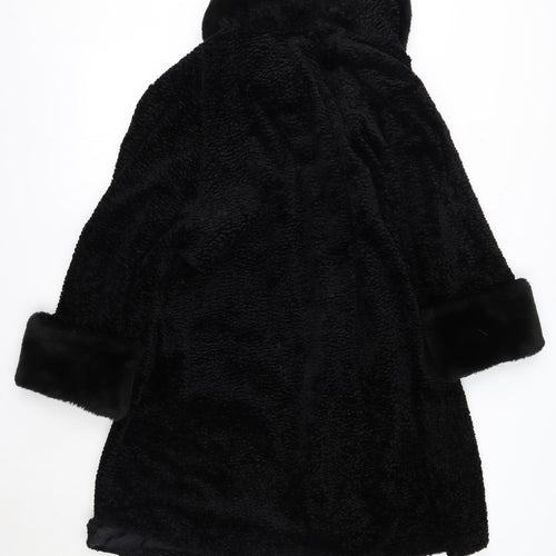H.F. Greenfield & Sons Womens Black   Overcoat Coat Size M