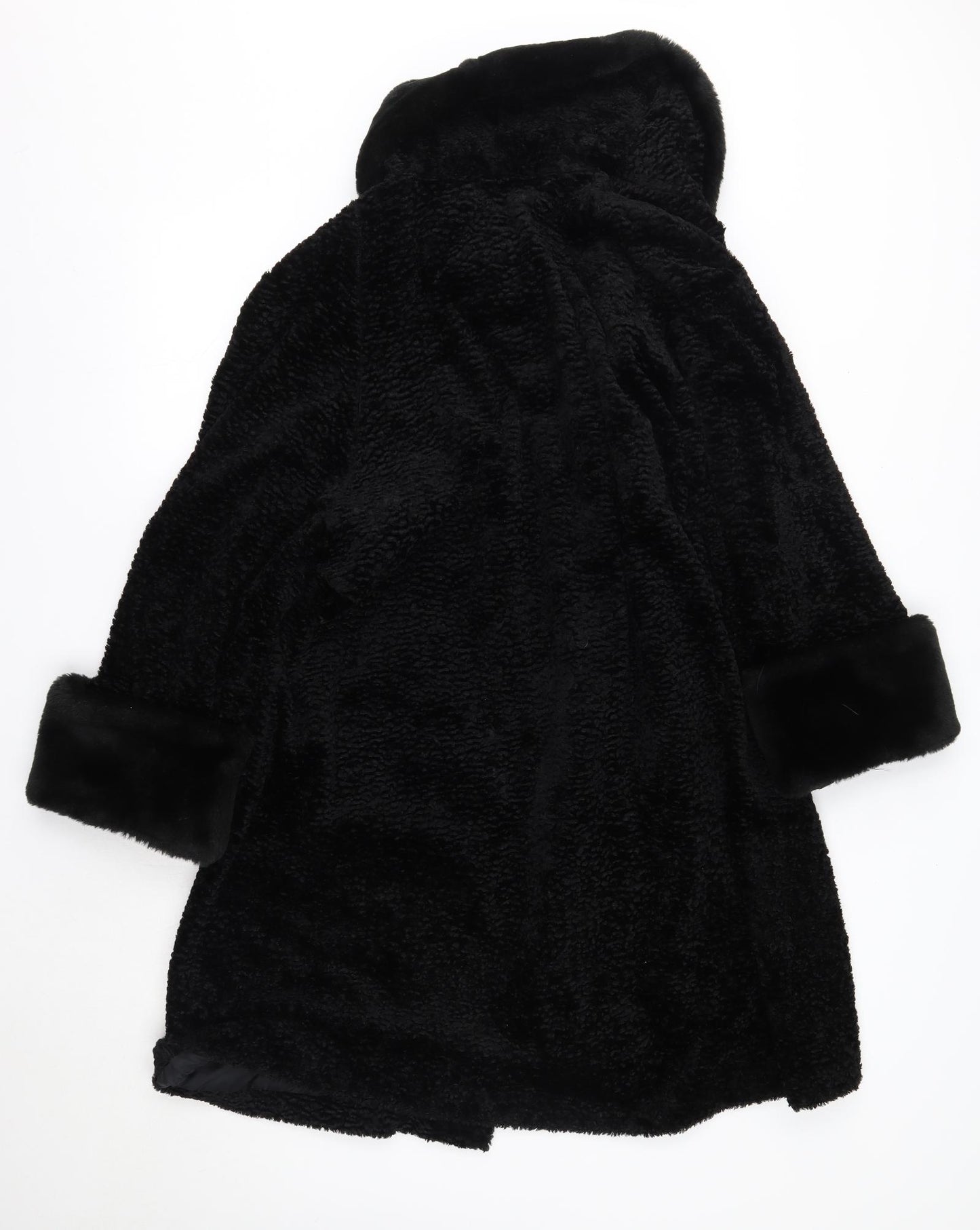 H.F. Greenfield & Sons Womens Black   Overcoat Coat Size M