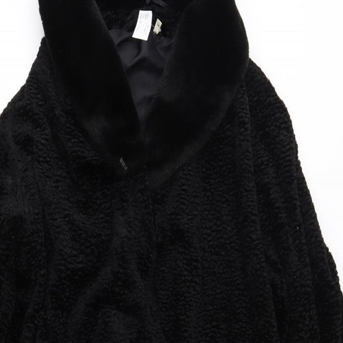 H.F. Greenfield & Sons Womens Black   Overcoat Coat Size M