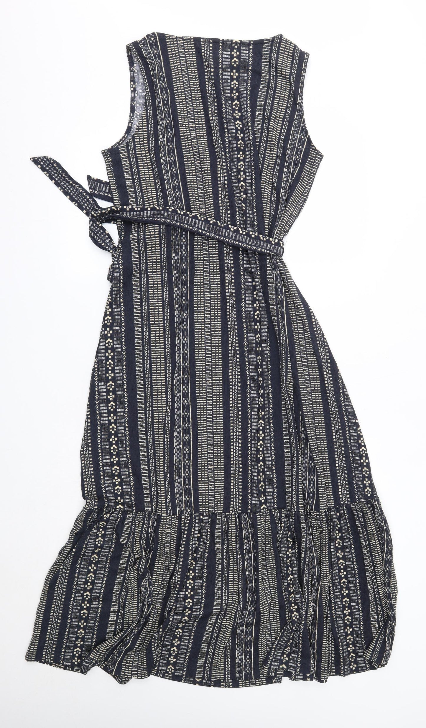 Nutmeg Womens Blue  Polyester Maxi  Size 14  Round Neck