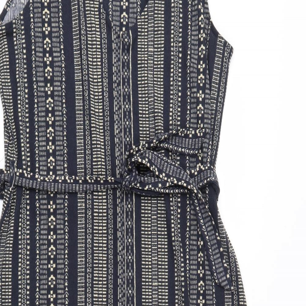 Nutmeg Womens Blue  Polyester Maxi  Size 14  Round Neck