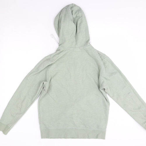 JACK & JONES Mens Green  Cotton Pullover Hoodie Size S