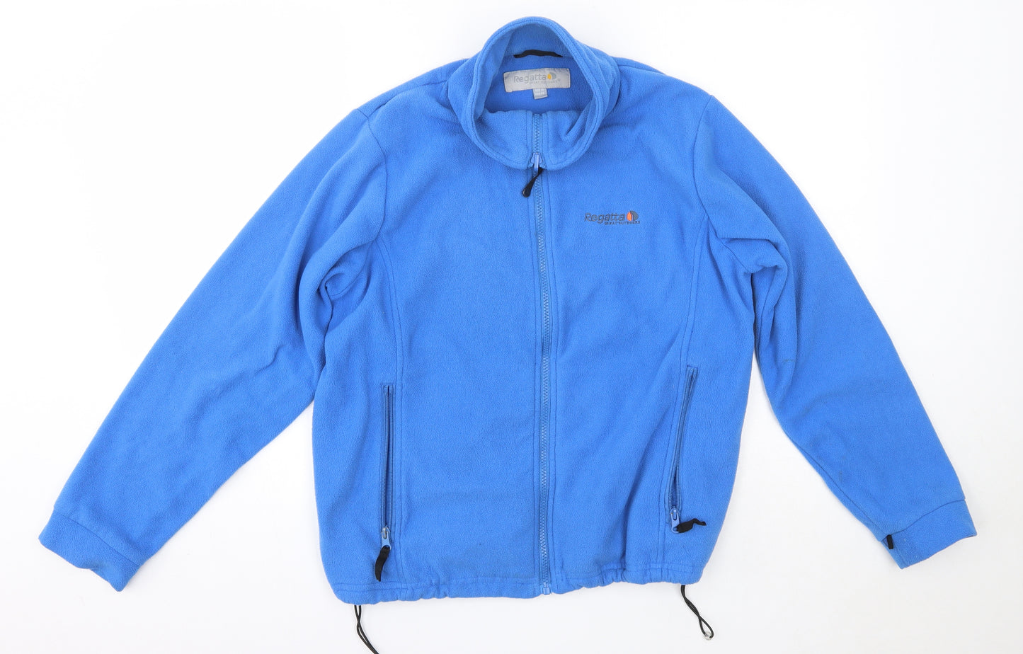 Regatta Womens Blue High Neck  Polyester Full Zip Jumper Size 14
