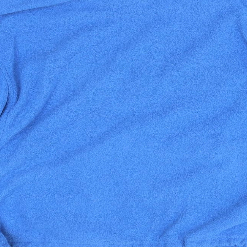Regatta Womens Blue High Neck  Polyester Full Zip Jumper Size 14