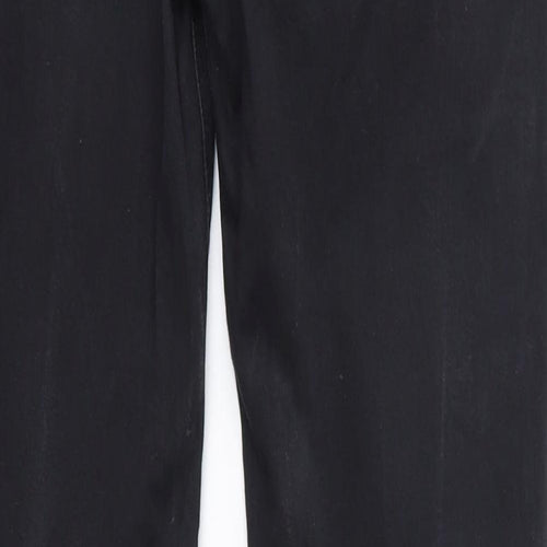Karen Millen Womens Black  Cotton Skinny Jeans Size 12 L28 in Regular