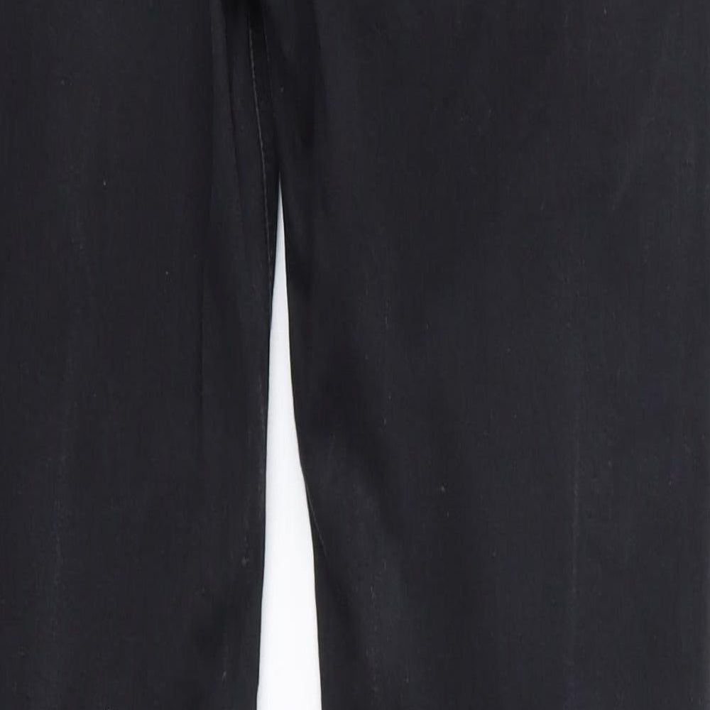 Karen Millen Womens Black  Cotton Skinny Jeans Size 12 L28 in Regular