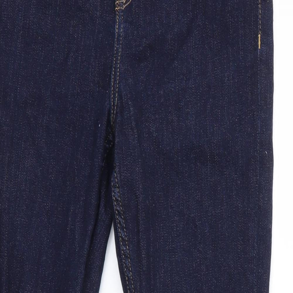 M&S Boys Blue  Cotton Straight Jeans Size 9-10 Years  Regular
