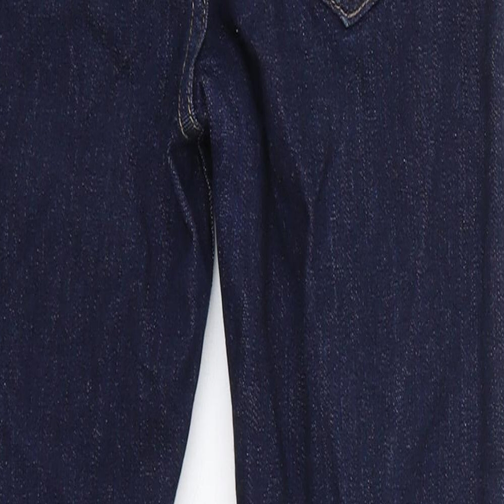 M&S Boys Blue  Cotton Straight Jeans Size 9-10 Years  Regular