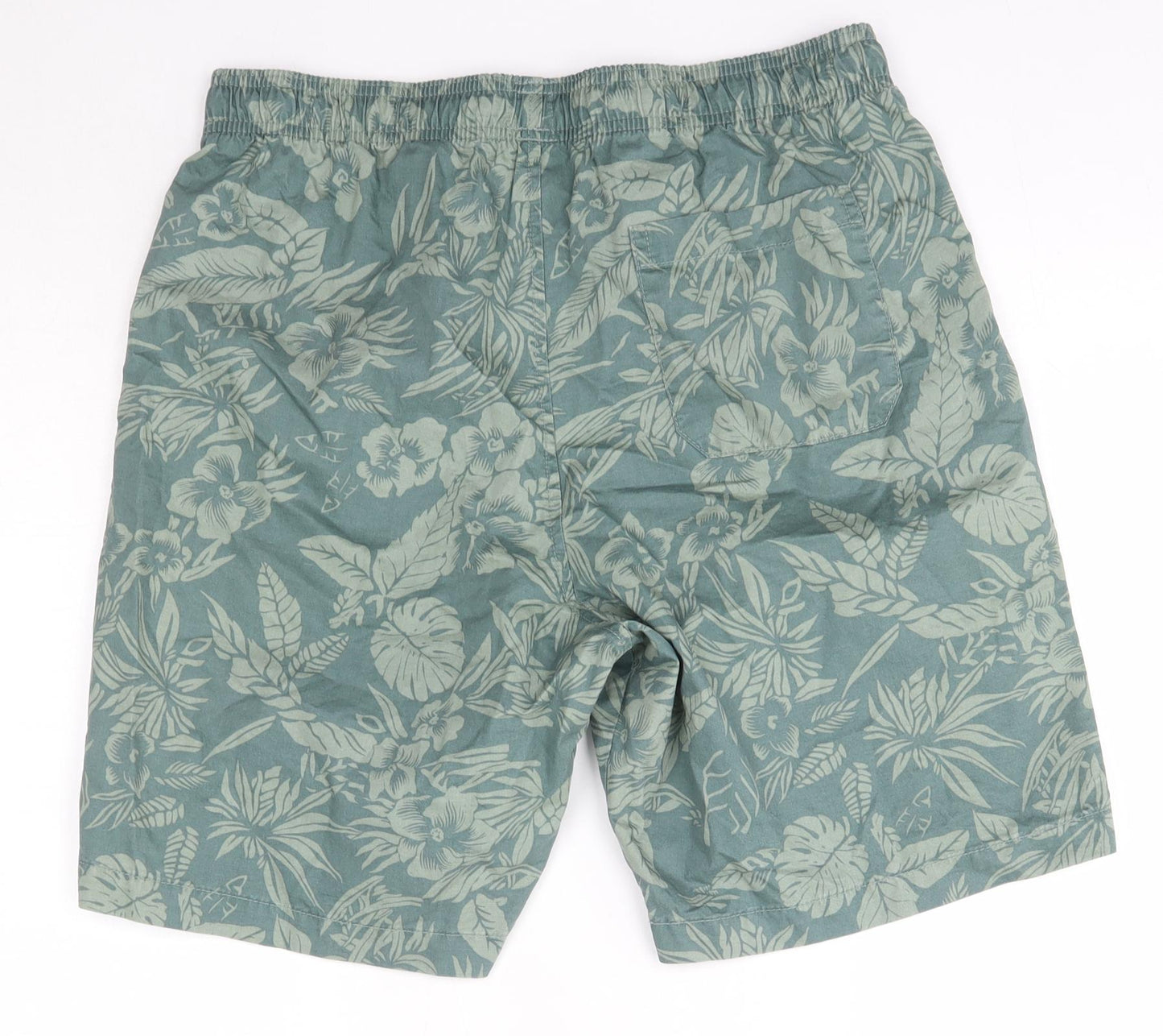 Gap Mens Green  Cotton Sweat Shorts Size M  Regular