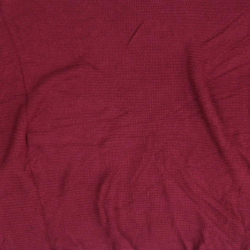 Bershka Womens Pink Round Neck  Viscose Pullover Jumper Size M