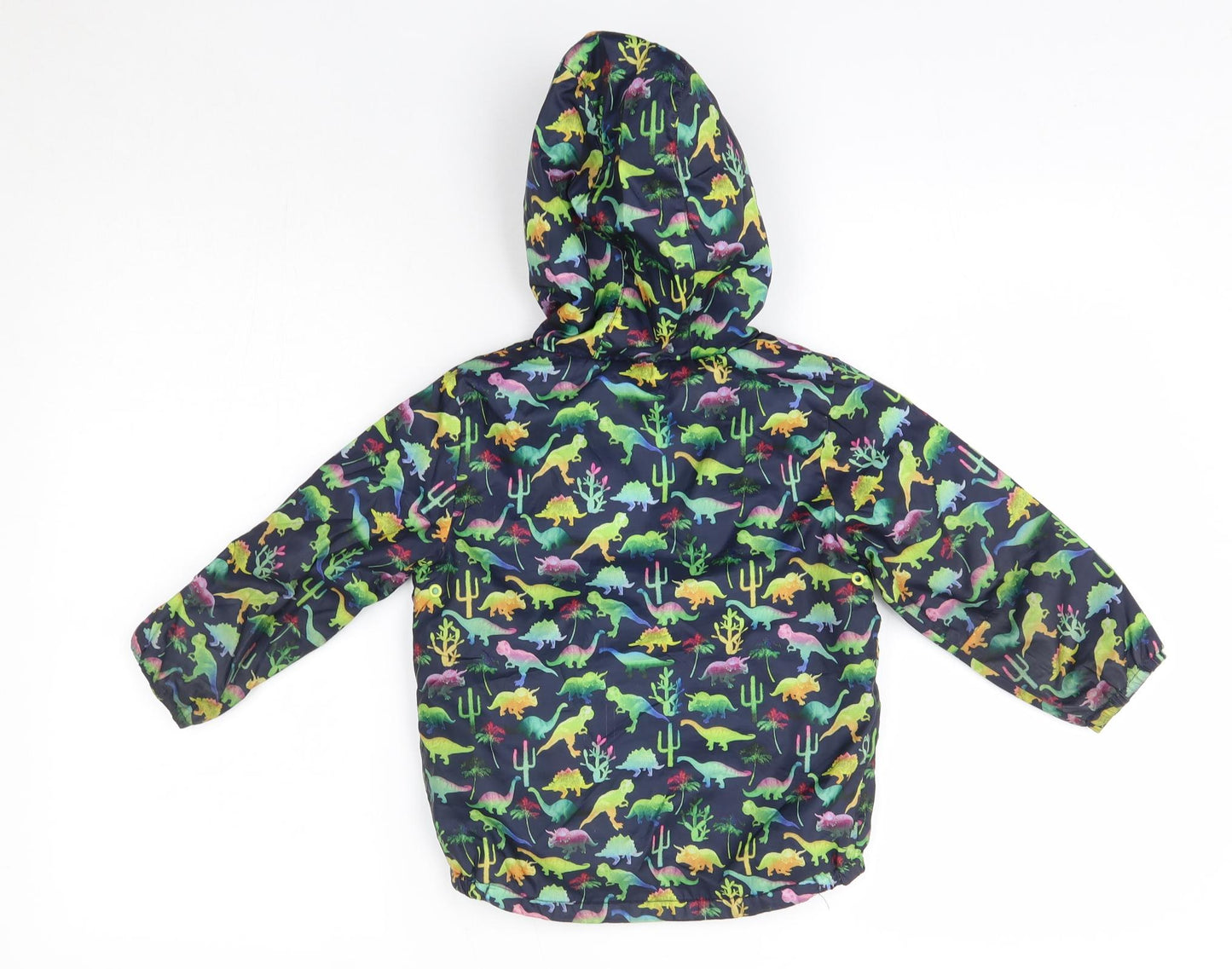 NEXT Boys Multicoloured   Overcoat Coat Size 2-3 Years   - Dinosaurs