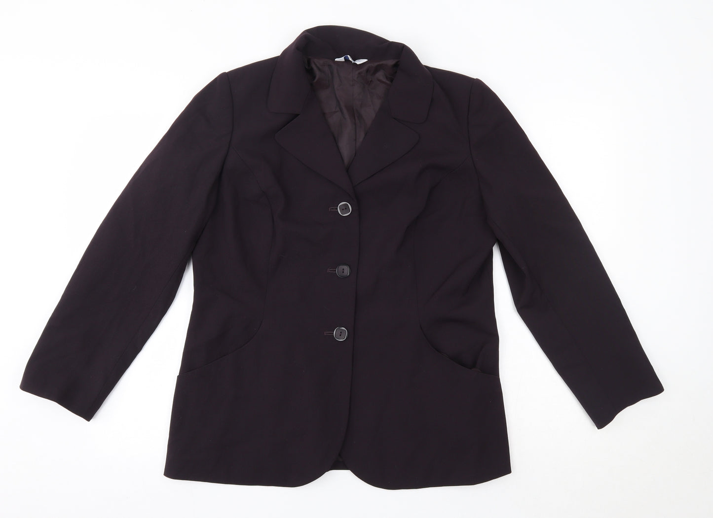 Penny Plain Womens Purple   Jacket Blazer Size 14