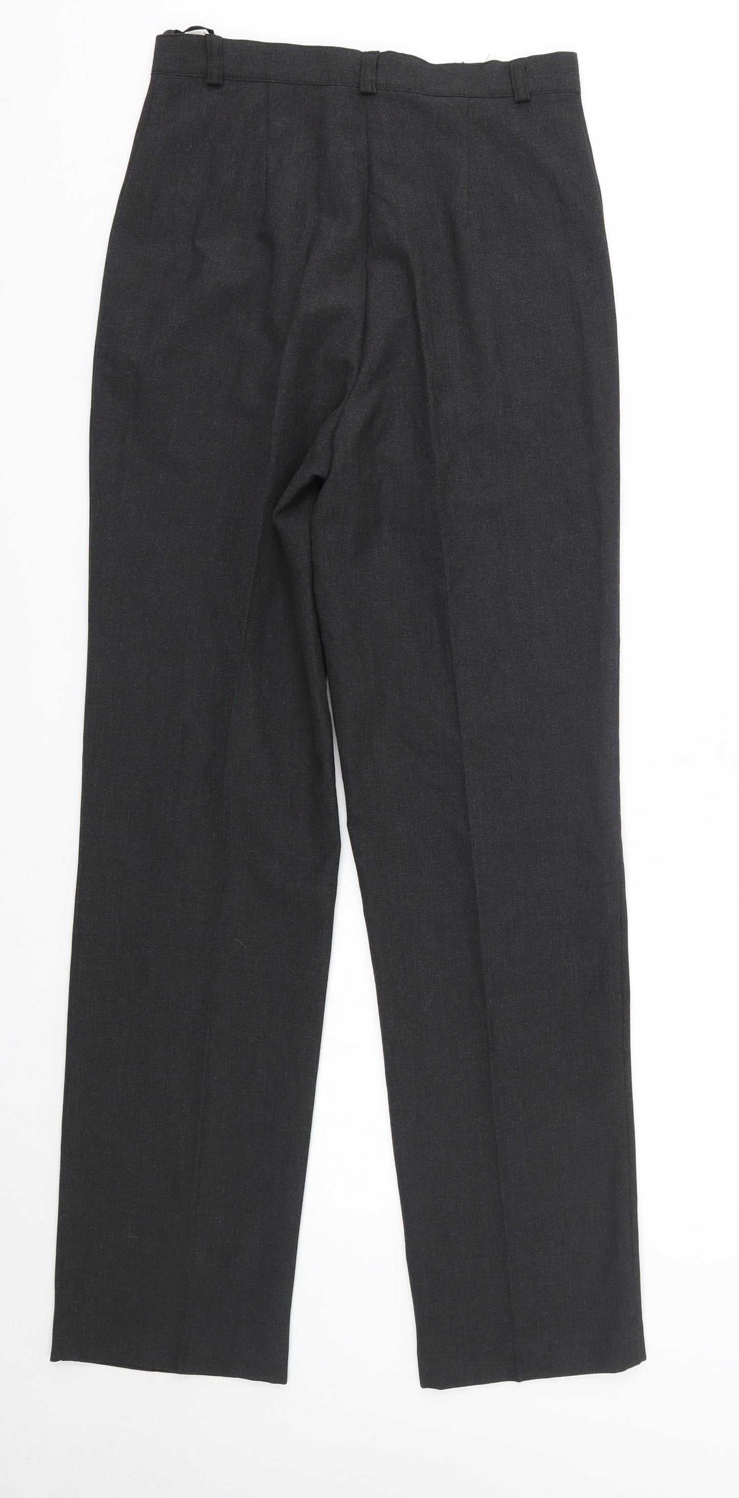 Essentials Womens Grey  Polyester Dress Pants Trousers Size 10 L31 in Regular