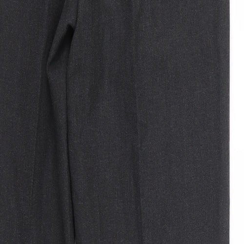 Essentials Womens Grey  Polyester Dress Pants Trousers Size 10 L31 in Regular
