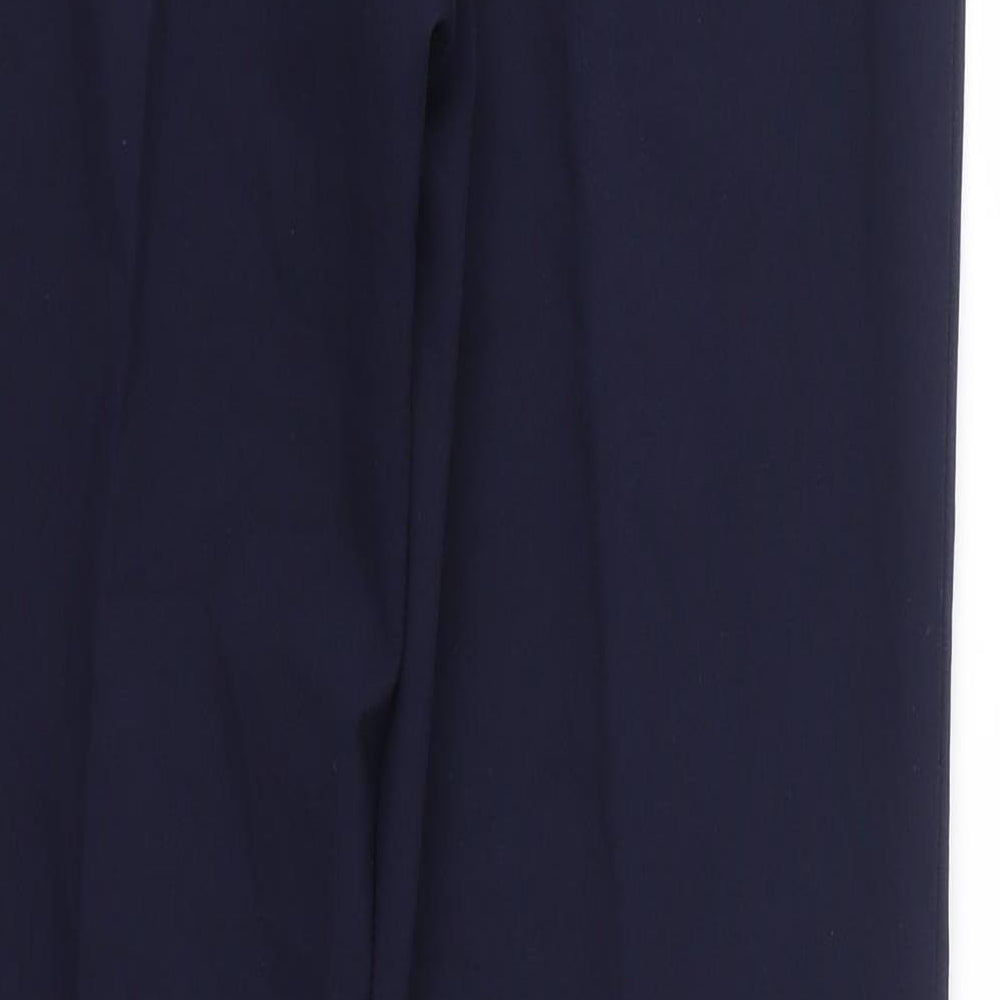 Maine Womens Blue  Polyester Dress Pants Trousers Size 10 L30 in Regular