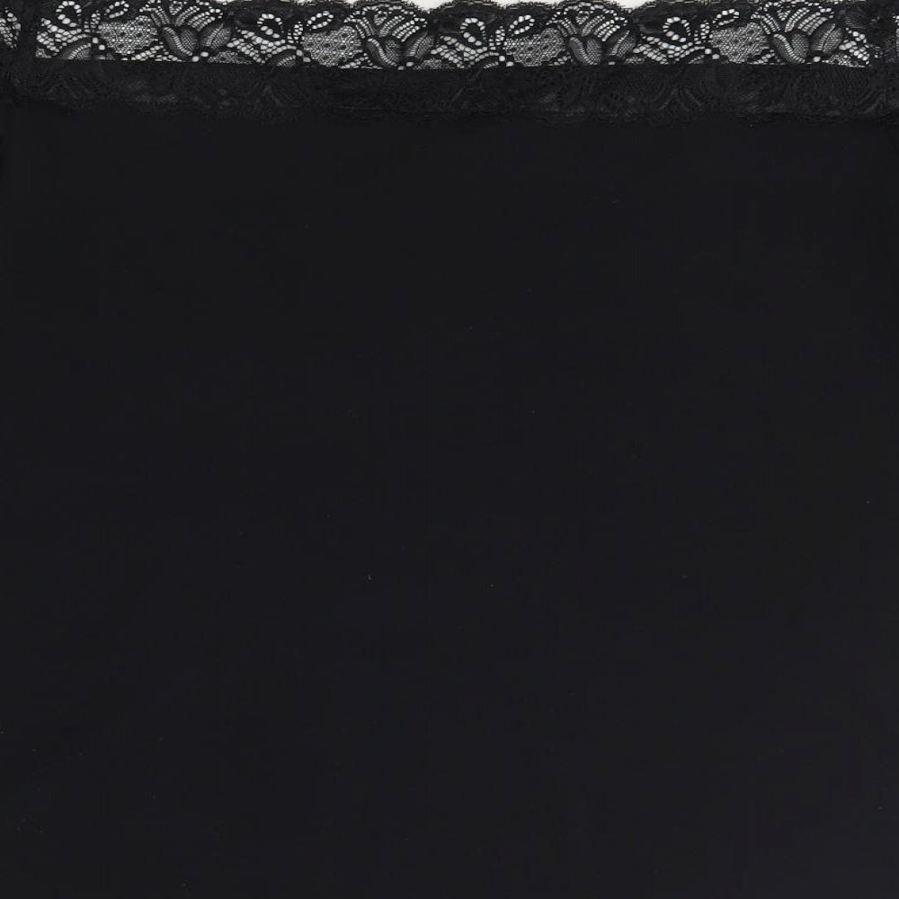 Espirir Womens Multicoloured  Nylon Basic Blouse Size L Round Neck