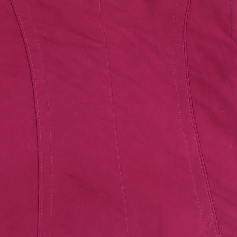 Isle Womens Pink   Overcoat Coat Size 16