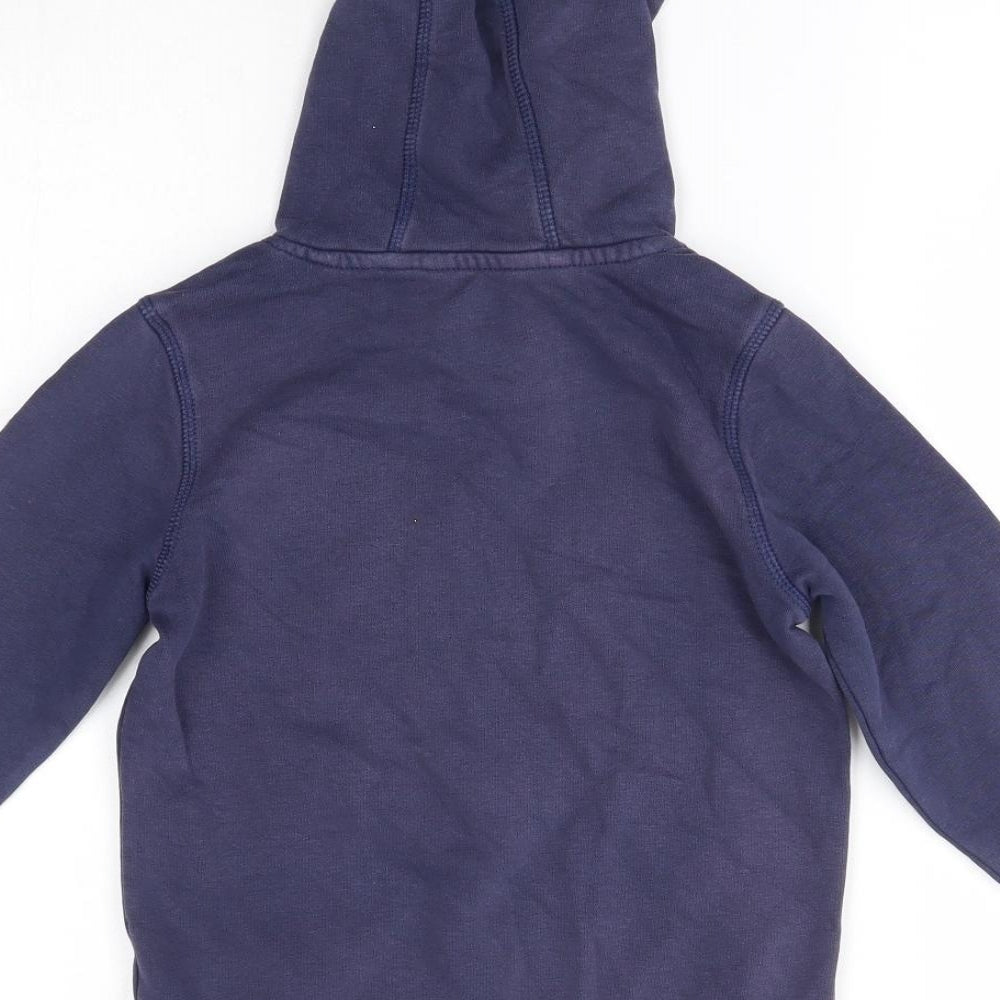 George Boys Blue  Cotton Pullover Hoodie Size 7-8 Years