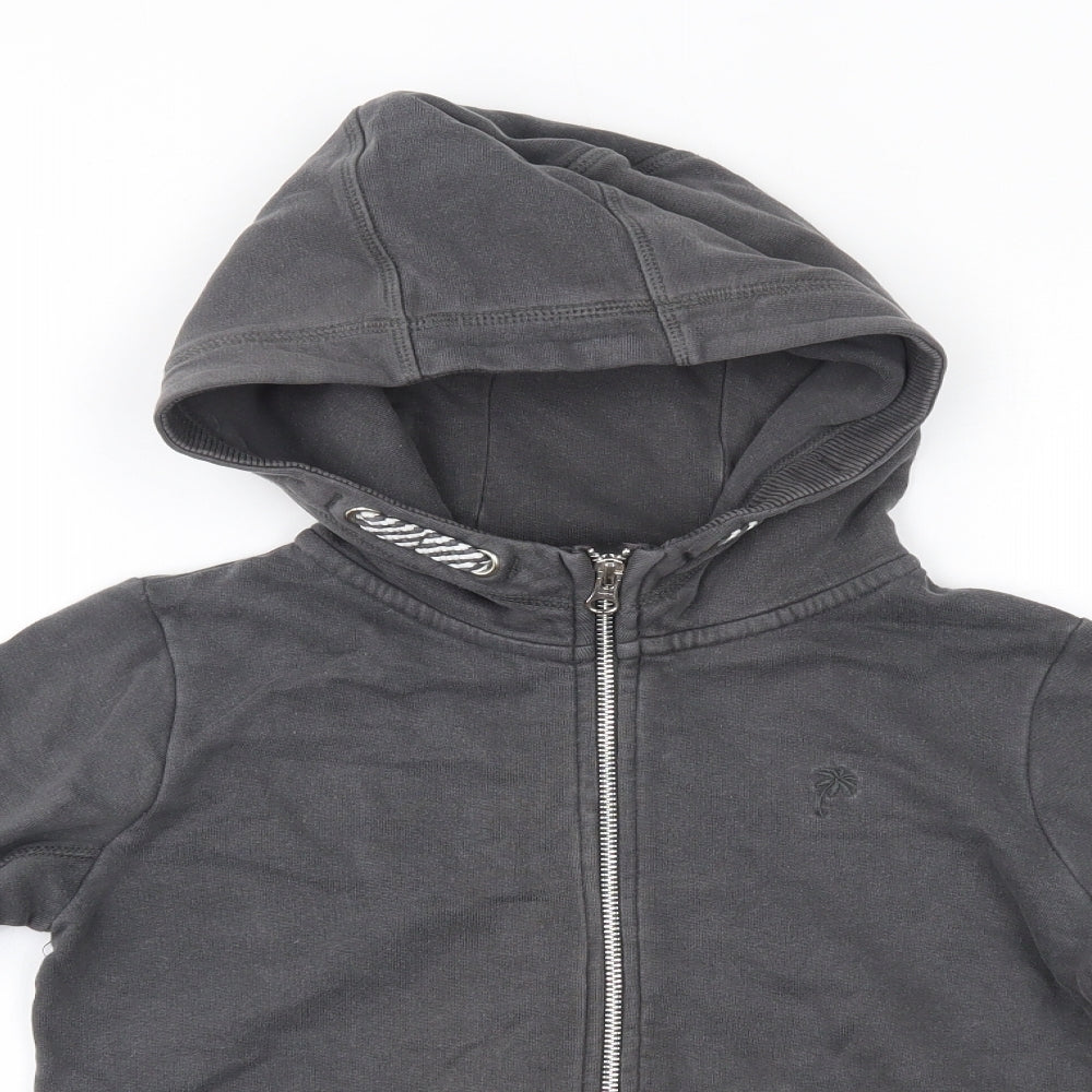 NEXT Boys Grey  Cotton Full Zip Hoodie Size 9 Years