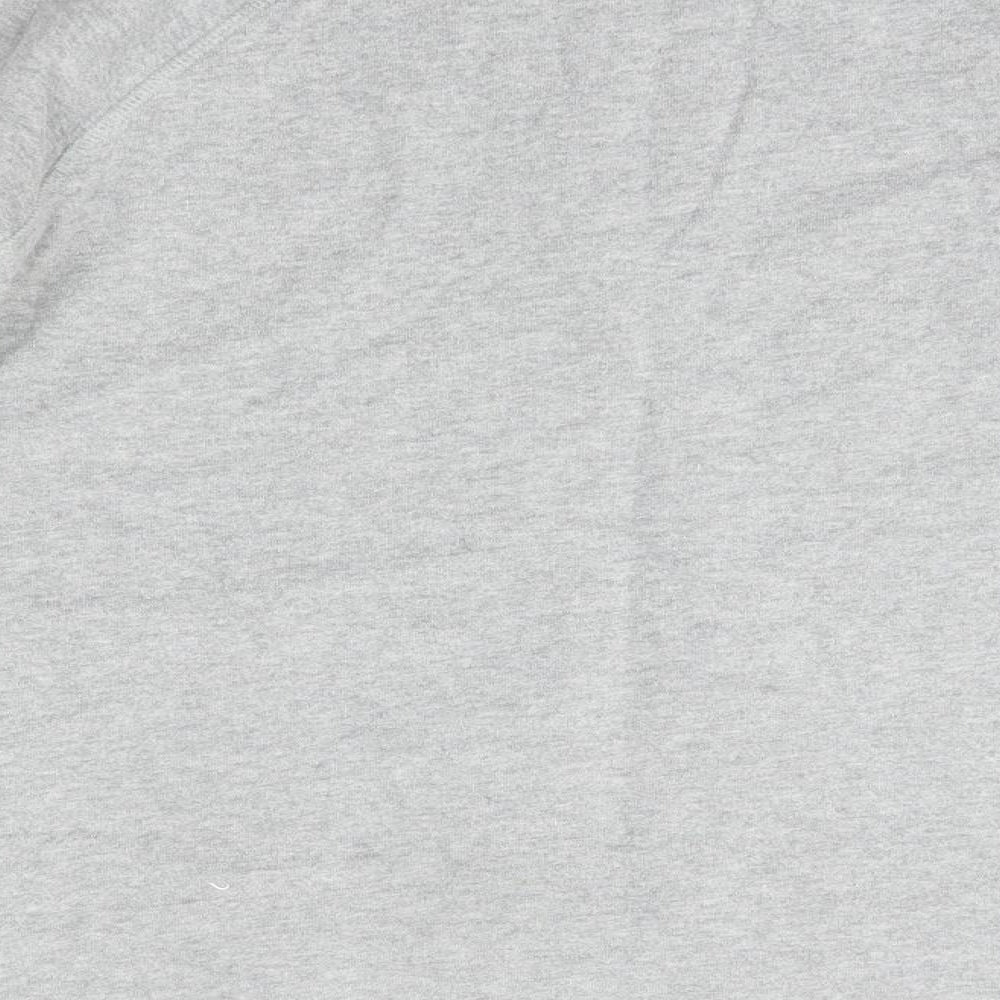 NEXT Womens Grey Round Neck  Cotton Pullover Jumper Size 10   - Christmas
