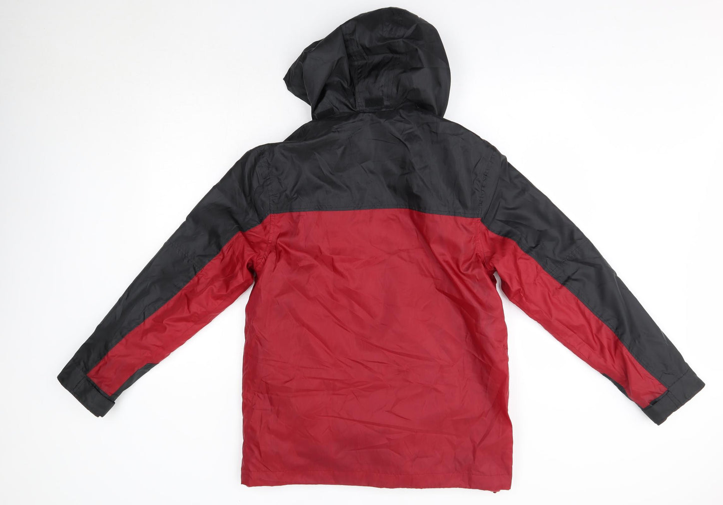 Cotton Traders Mens Red   Rain Coat Blazer Size XS   - Fleece Lined