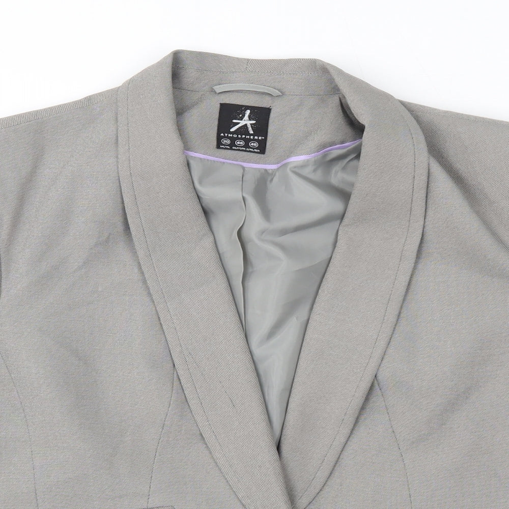 Primark Womens Grey   Jacket Blazer Size 20