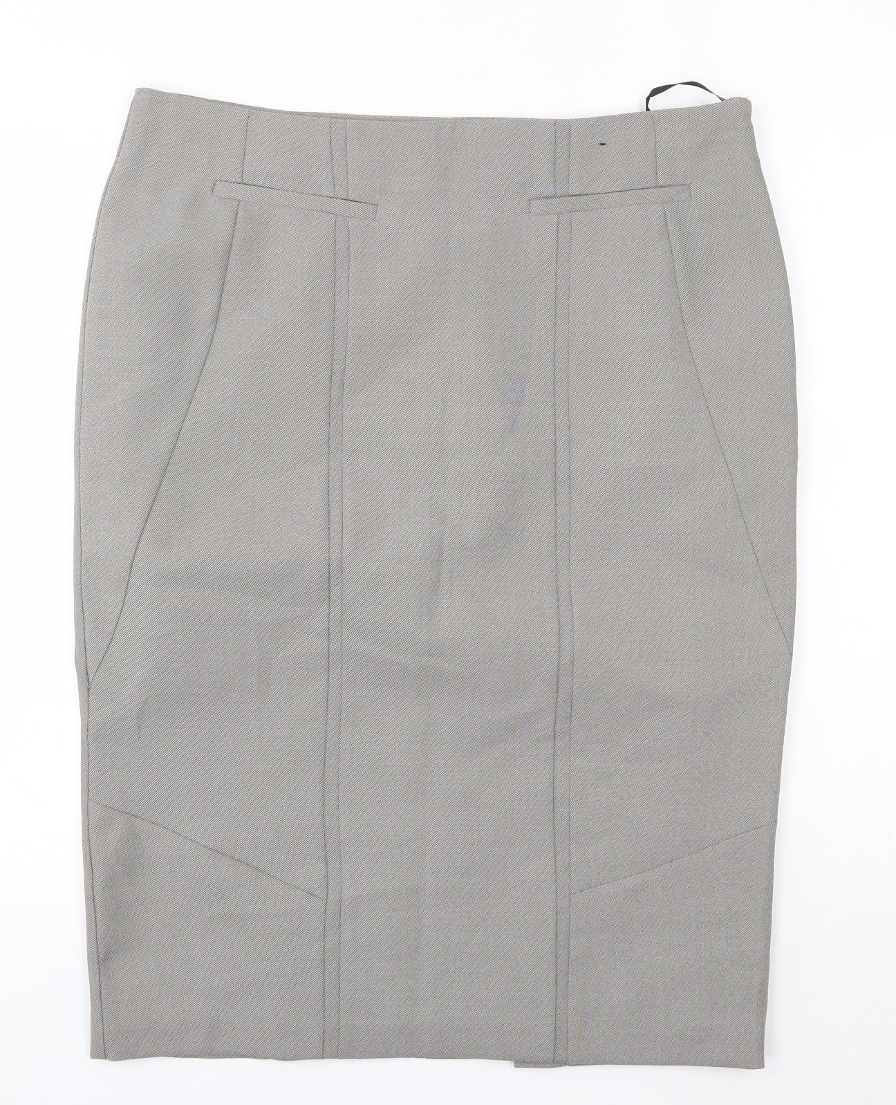 Primark Womens Grey  Polyester Straight & Pencil Set Size 16