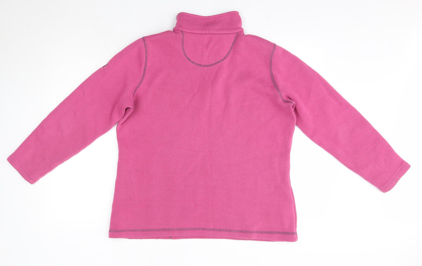 Gelert Womens Pink High Neck  Polyester Pullover Jumper Size 14