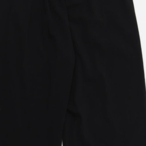 Sienna Sky Womens Black  Polyester Cropped Trousers Size L L25 in Regular