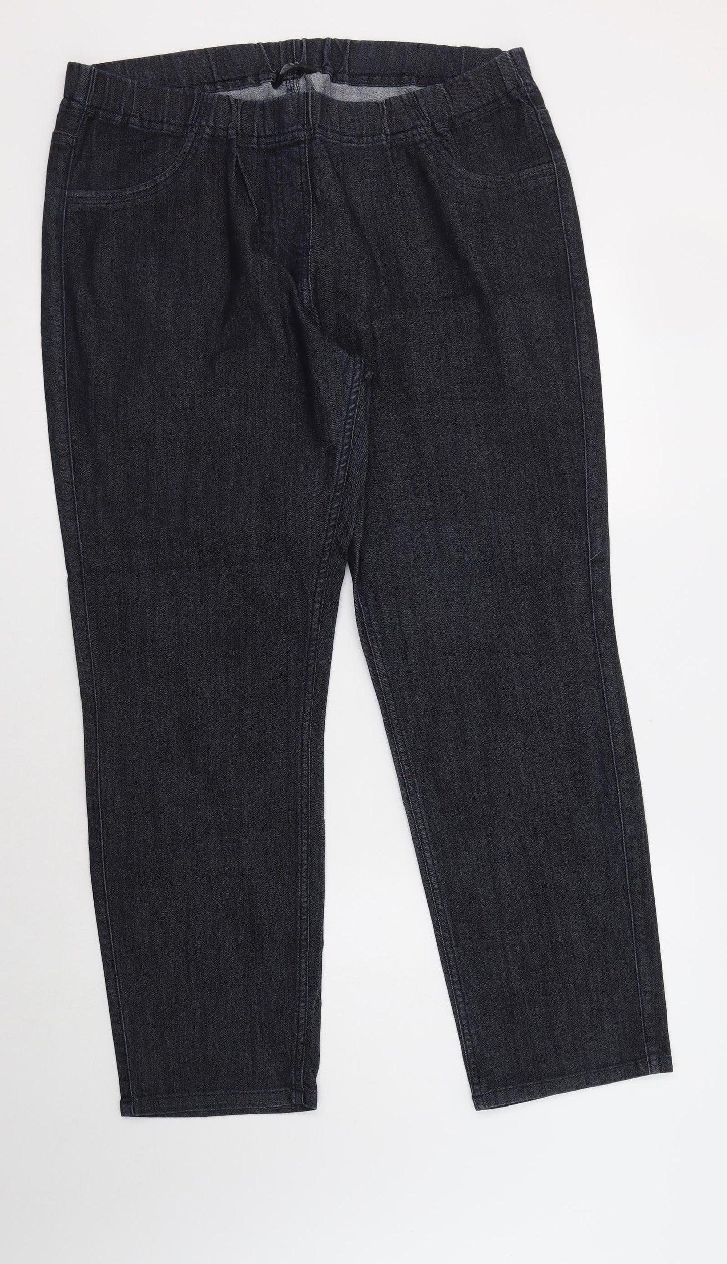 George Womens Blue  Cotton Jegging Jeans Size 18 L29 in Regular