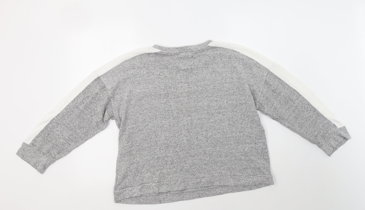 Jeff & Co Womens Grey  Viscose Top Lounge Set Size 16
