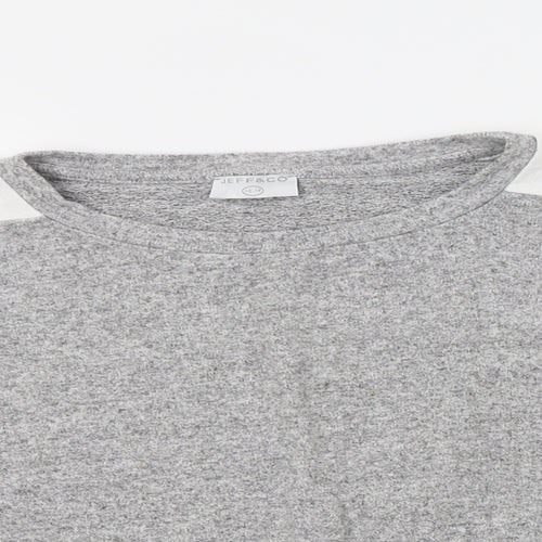 Jeff & Co Womens Grey  Viscose Top Lounge Set Size 16