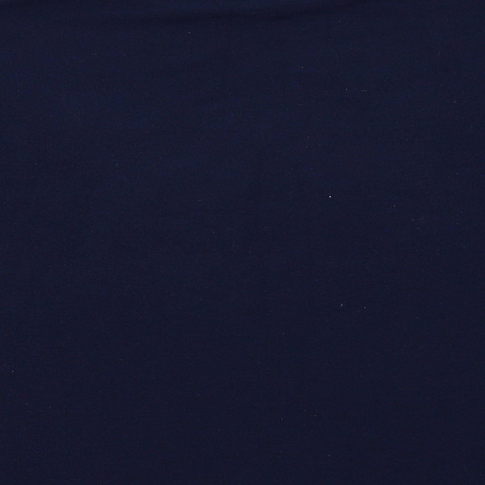 Papaya Womens Blue Collared  Polyester Pullover Jumper Size 12   - heart