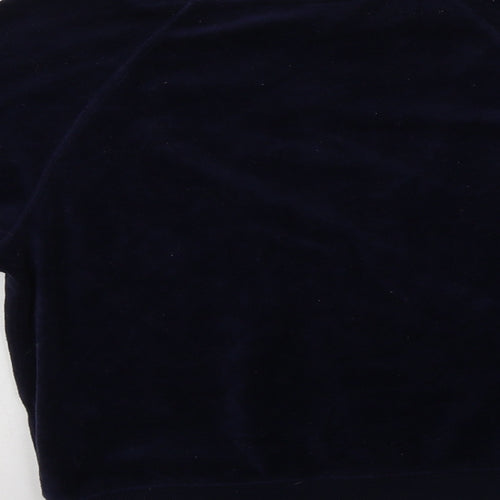 New Look Womens Blue  Cotton Pullover Sweatshirt Size 6