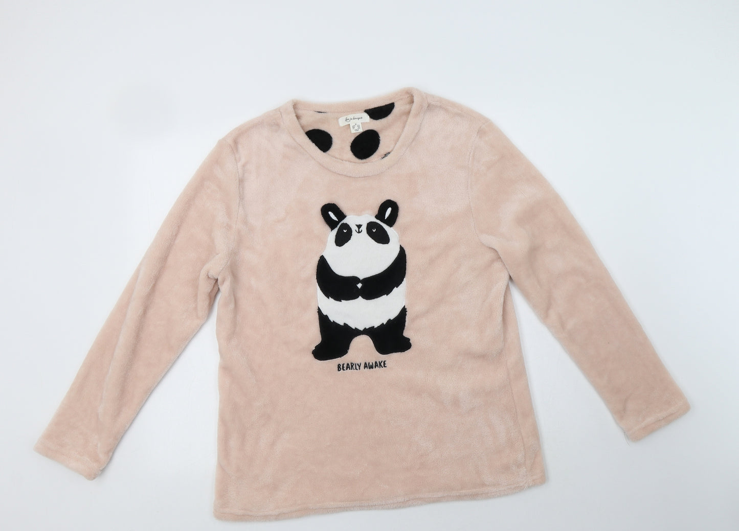 Primark Womens Pink  Polyester Top Lounge Set Size M   - Panda