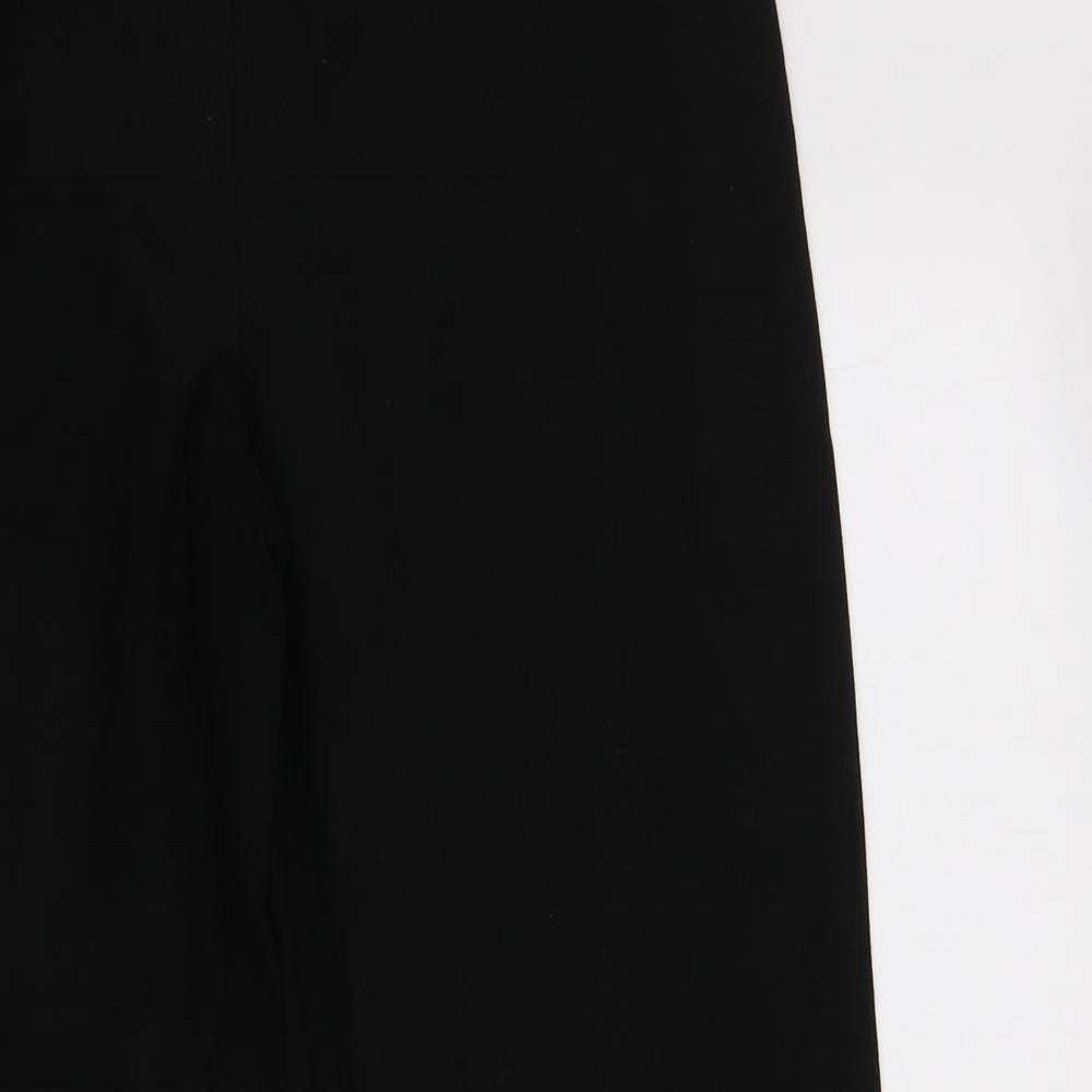 NEXT Womens Black  Polyester Dress Pants Trousers Size 8 L29 in Regular Hook & Loop