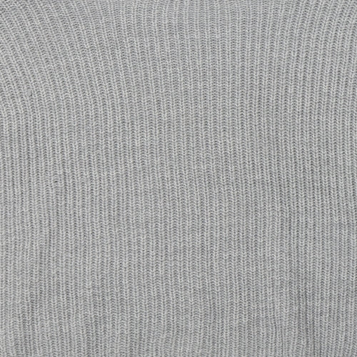 Peacocs Womens Grey Crew Neck  Acrylic Pullover Jumper Size XL