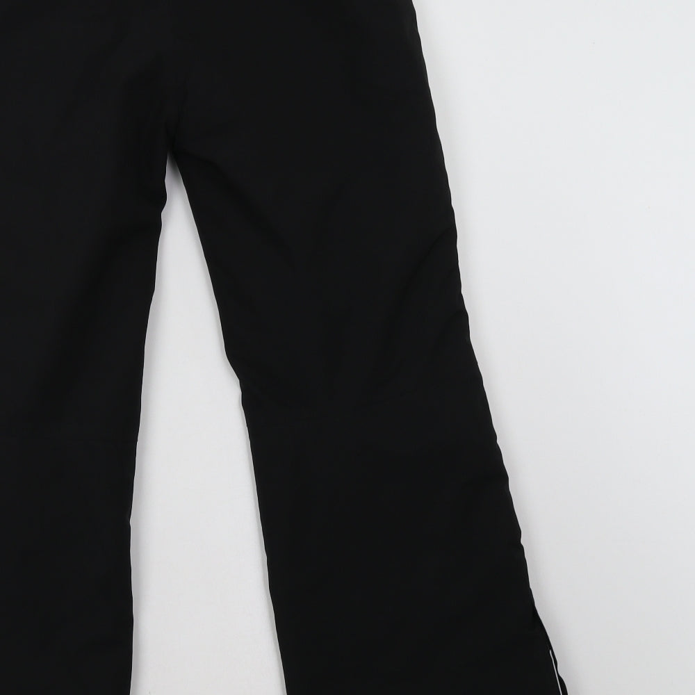 Campri Boys Black  Polyester Snow Pants Trousers Size 11-12 Years  Regular Button