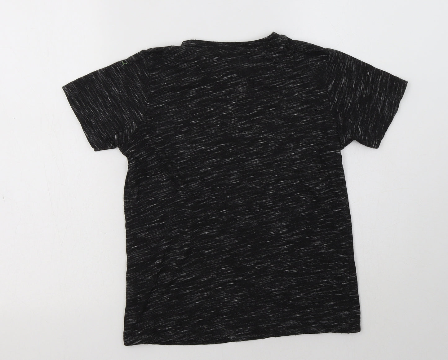 Matalan Boys Grey  Polyester Basic Polo Size 10 Years Crew Neck  - WIFI