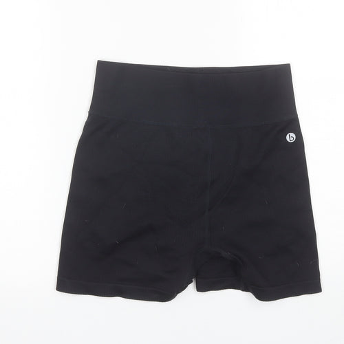 Cotton On Body Womens Black  Polyamide Biker Shorts Size M L4 in Regular  - Size M/L