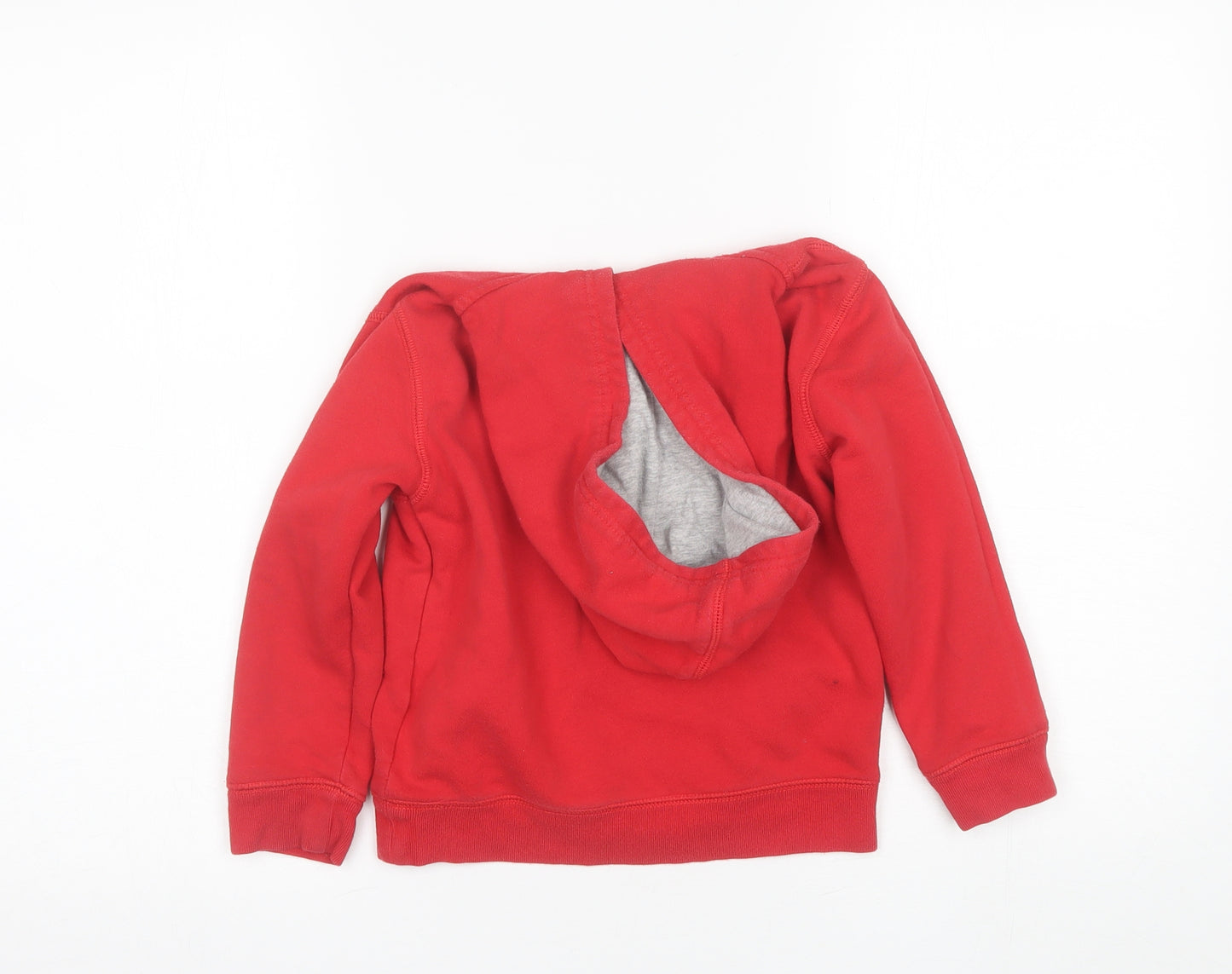 Gap Boys Red  Cotton Pullover Hoodie Size 5 Years