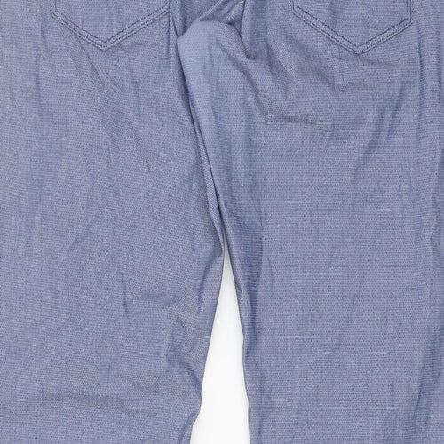HUGO BOSS Mens Blue  Cotton Chino Trousers Size 40 L31 in Regular