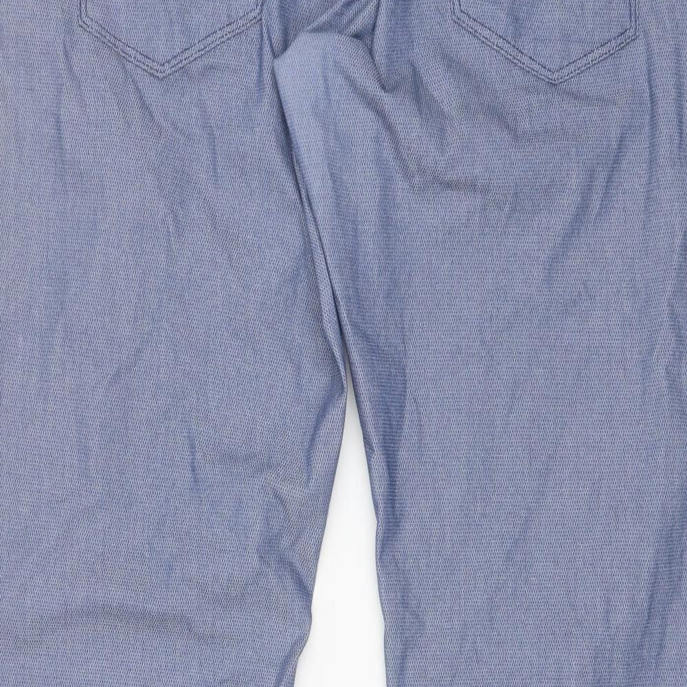 HUGO BOSS Mens Blue  Cotton Chino Trousers Size 40 L31 in Regular