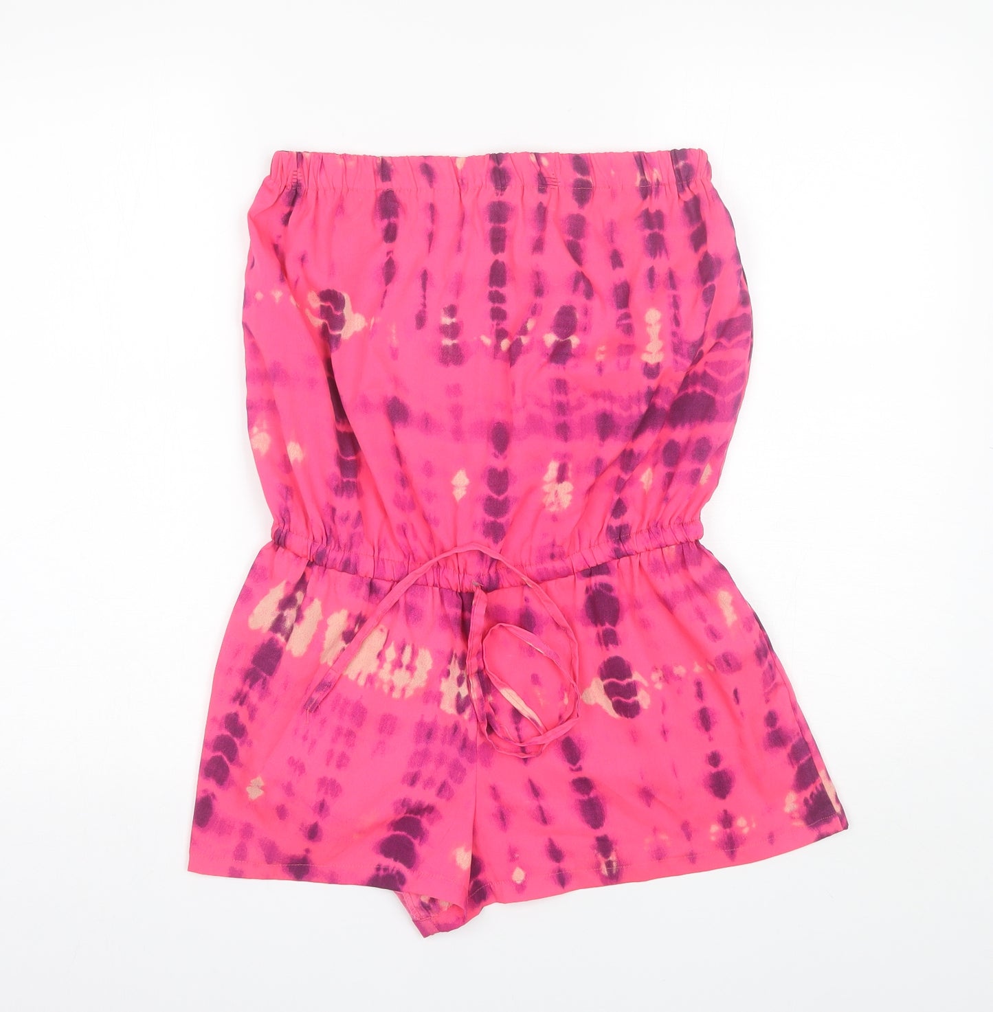Papaya Womens Pink  Polyester Playsuit One-Piece Size 10