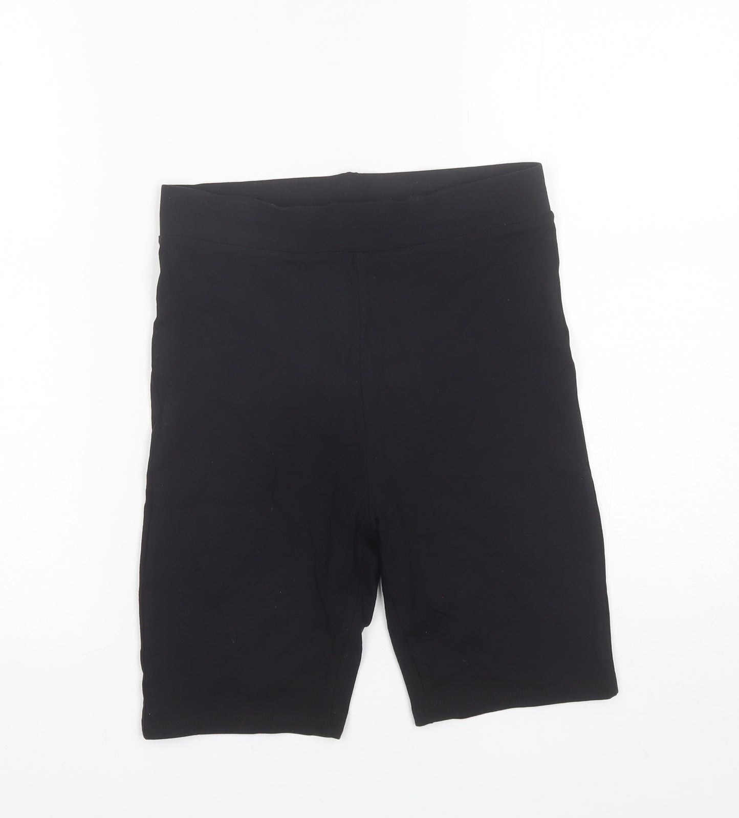 COLLUSION Womens Black  Polyester Biker Shorts Size 8 L8 in Regular
