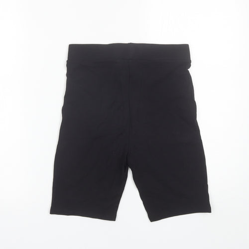 COLLUSION Womens Black  Polyester Biker Shorts Size 8 L8 in Regular