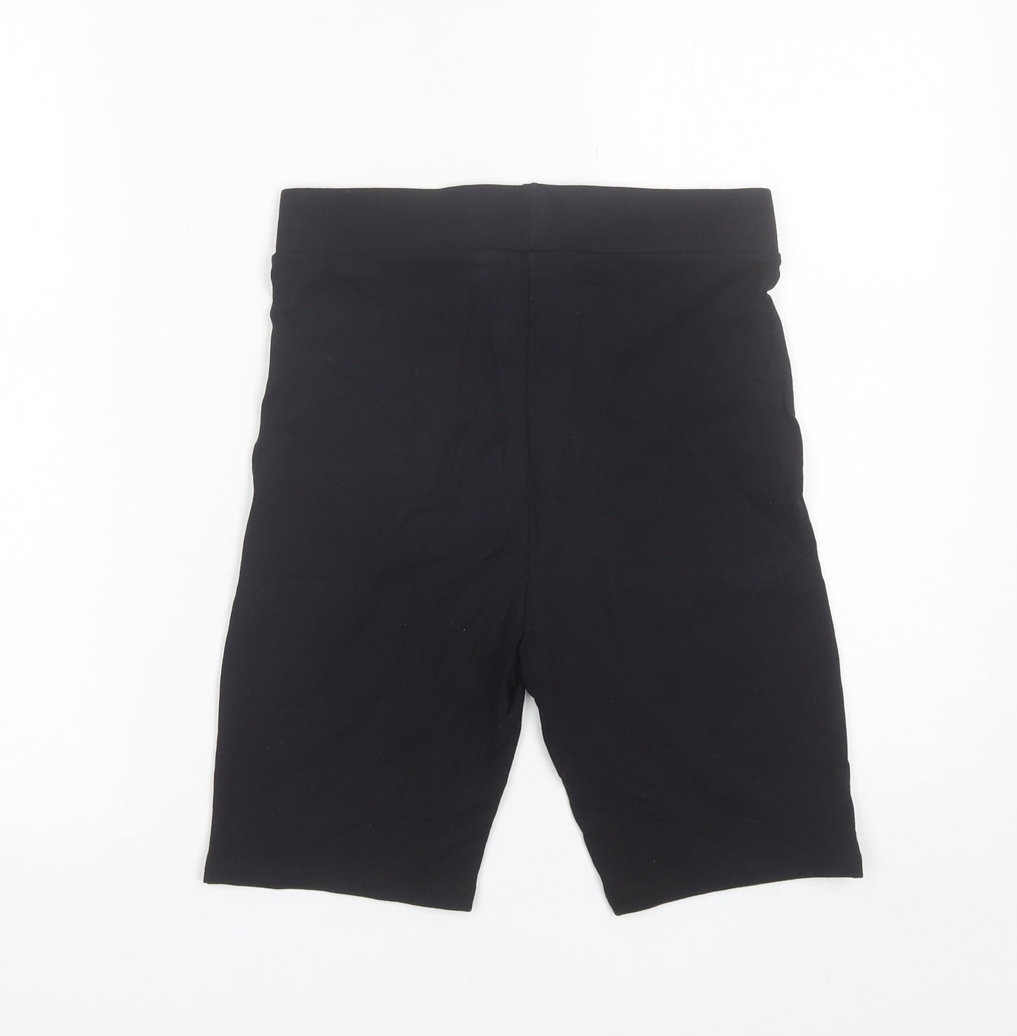 COLLUSION Womens Black  Polyester Biker Shorts Size 8 L8 in Regular