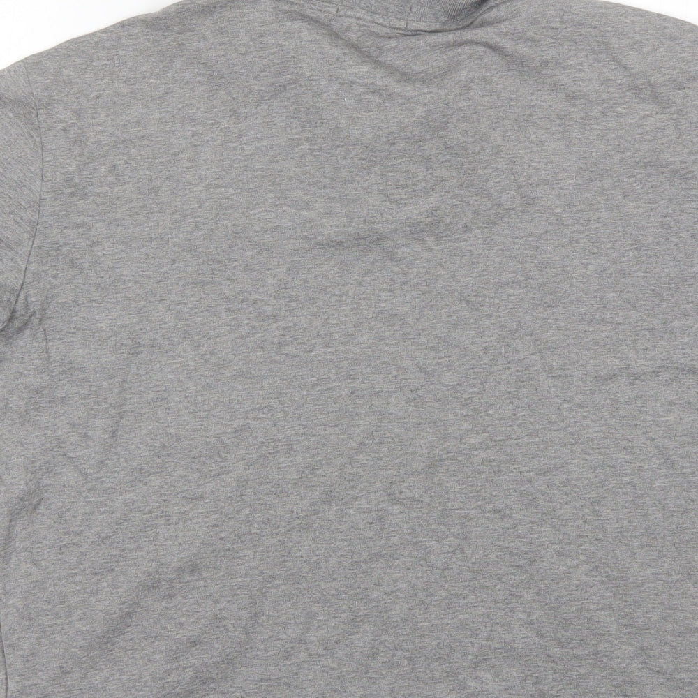 Ralph Lauren Womens Grey  Cotton Basic Polo Size M Collared
